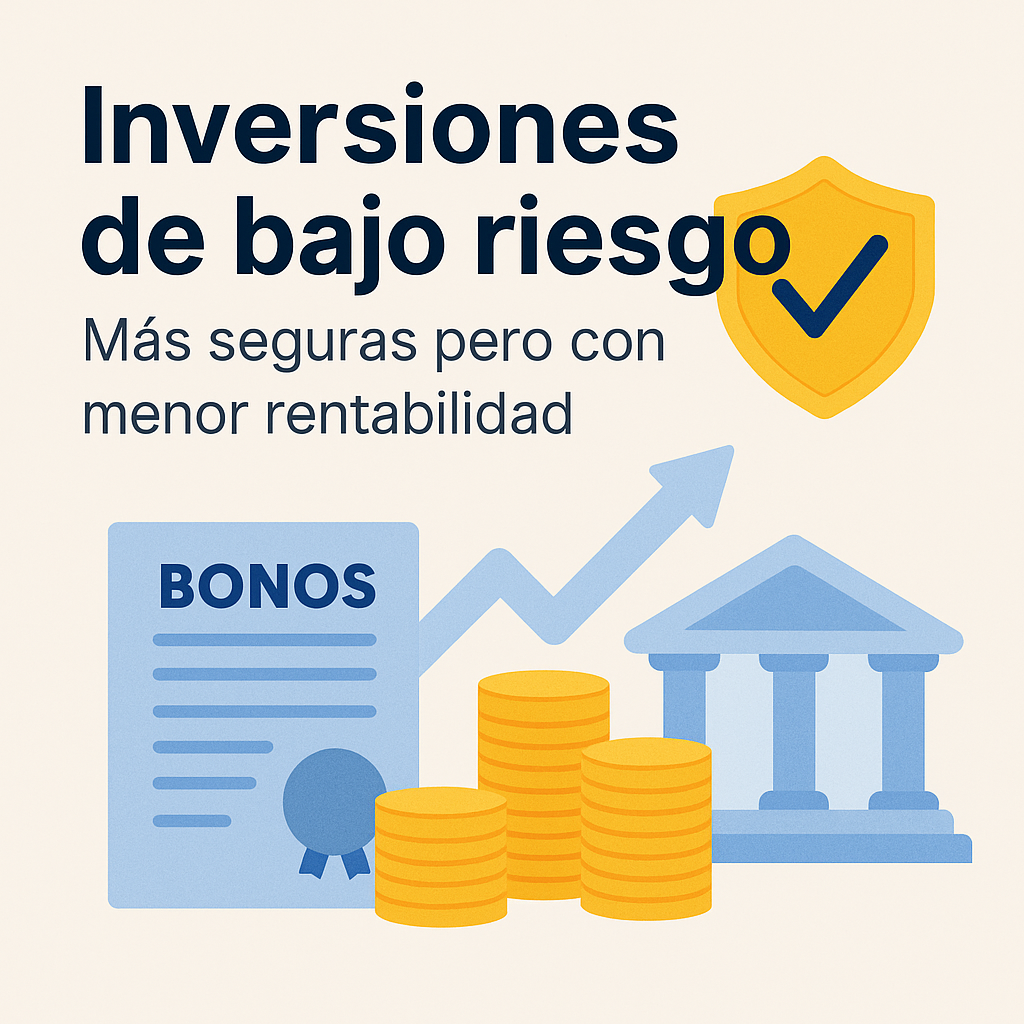 Ilustración sobre inversiones de bajo riesgo y planificación financiera a largo plazo