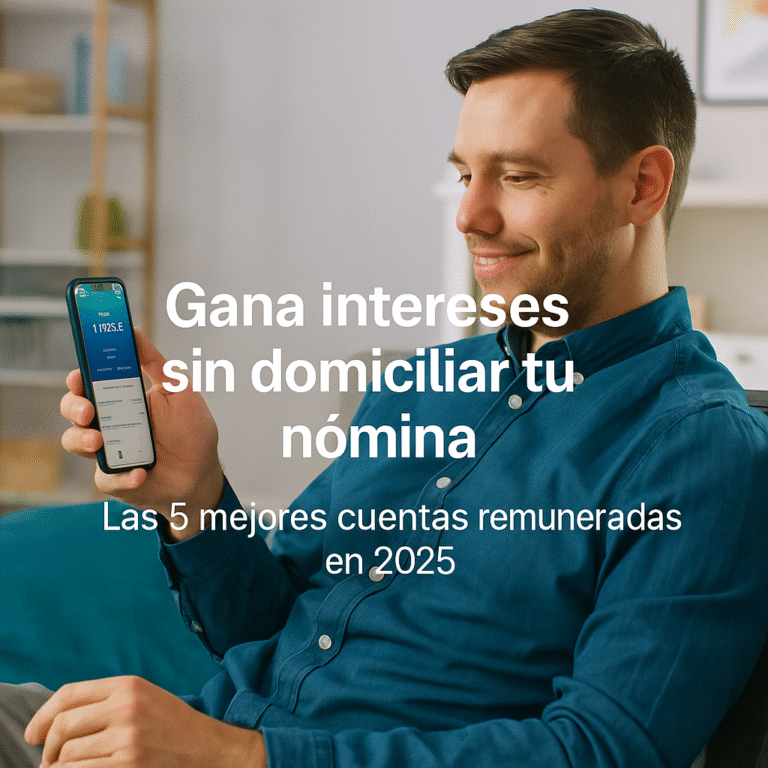 Las 5 mejores cuentas remuneradas en 2025